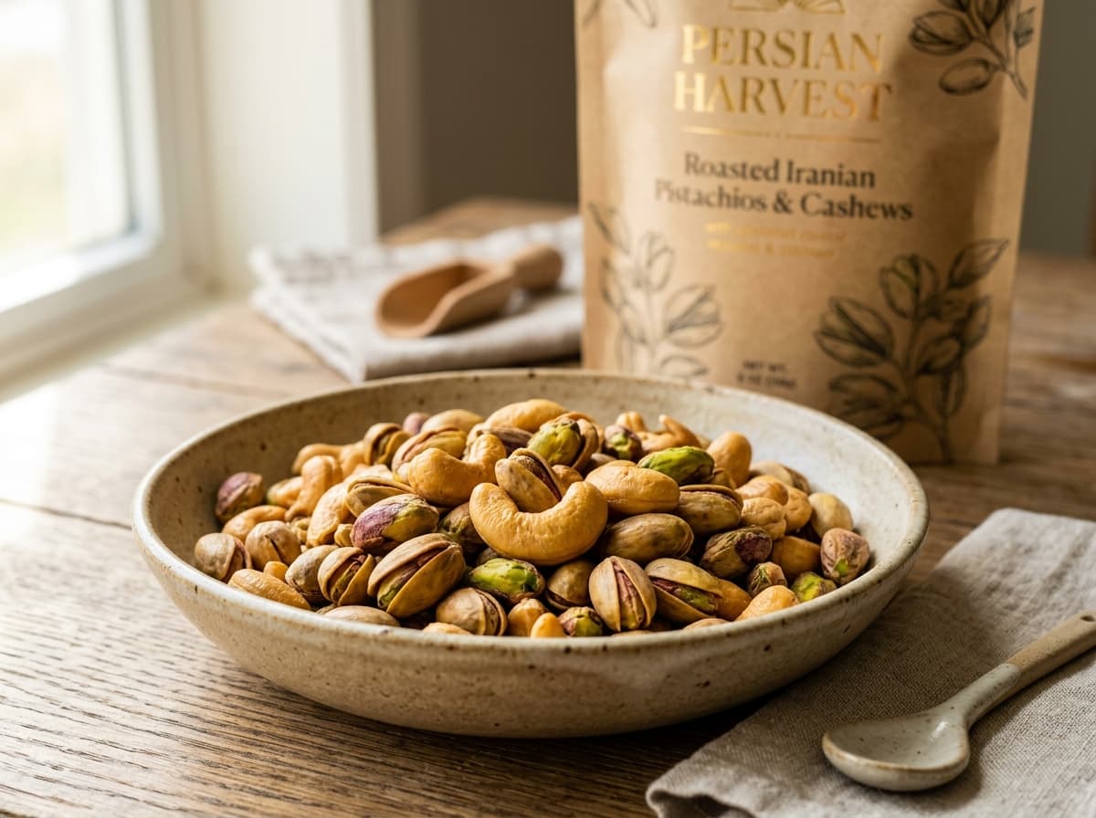 Roasted Pistachios & Cashews
